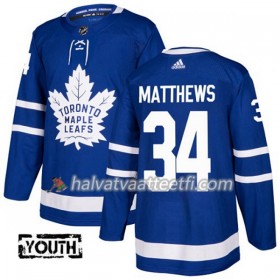 Lasten NHL Toronto Maple Leafs Pelipaita Auston Matthews 34 Adidas 2017-2018 Sininen Authentic